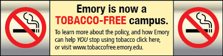 Emory is now a tobacco-free campus