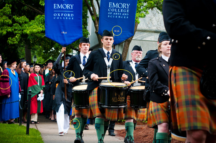 Emory Commencement photo hunt answers