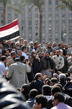 Protests in Tahrir Square, Cairo