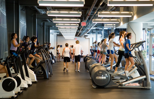 Emory's fitness facilities include the Woodruff P.E. Center.