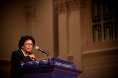 Brown University President Ruth Simmons