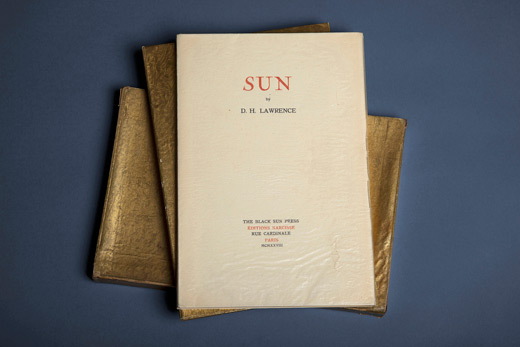 The Black Sun Press published works considered controversial or experimental by writers like D.H. Lawrence and James Joyce.
