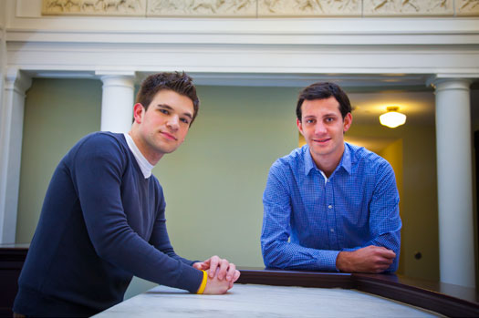 Jordan Stein and Stephen Ratner founded the Student Hardship fund.