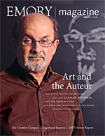 Salman Rushdie on the Spring 2007 cover