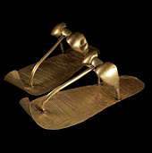 Tutankhamun's Golden Sandals 