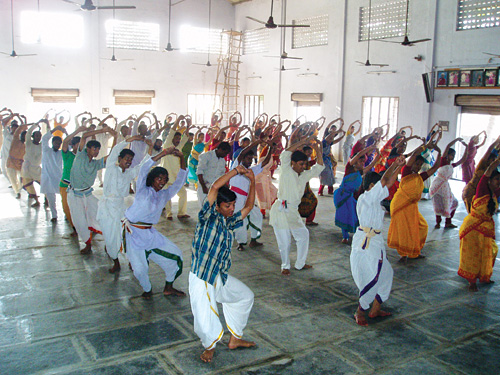Indian people dancing