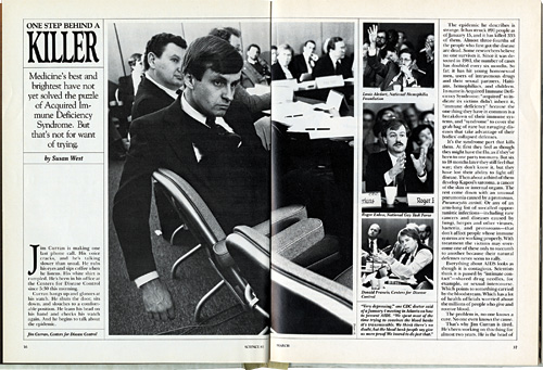 Spread from magazine