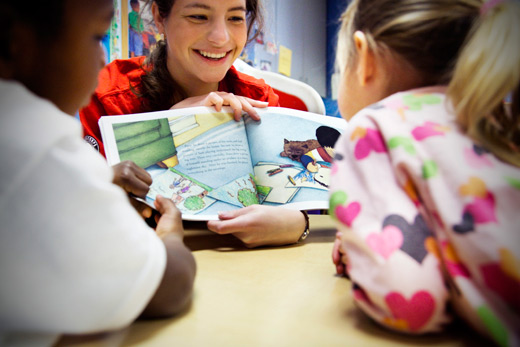 Stephanie Spangler, a Jumpstart and Emory Reads volunteer, is one of 12 Community Building and Social Change Fellows. 