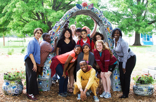 The Edible Garden of Sammye E. Coan Middle School