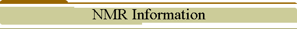 NMR Information