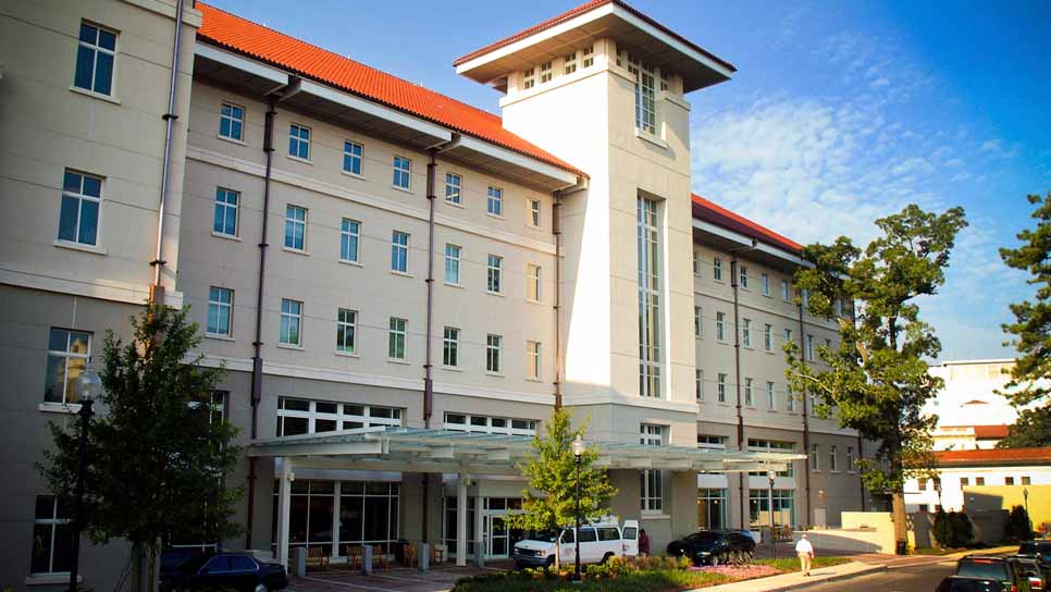 exterior photo of Emory's Winship Cancer Institute