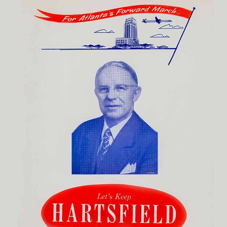 Atlanta mayor William Hartfield campaign flyer