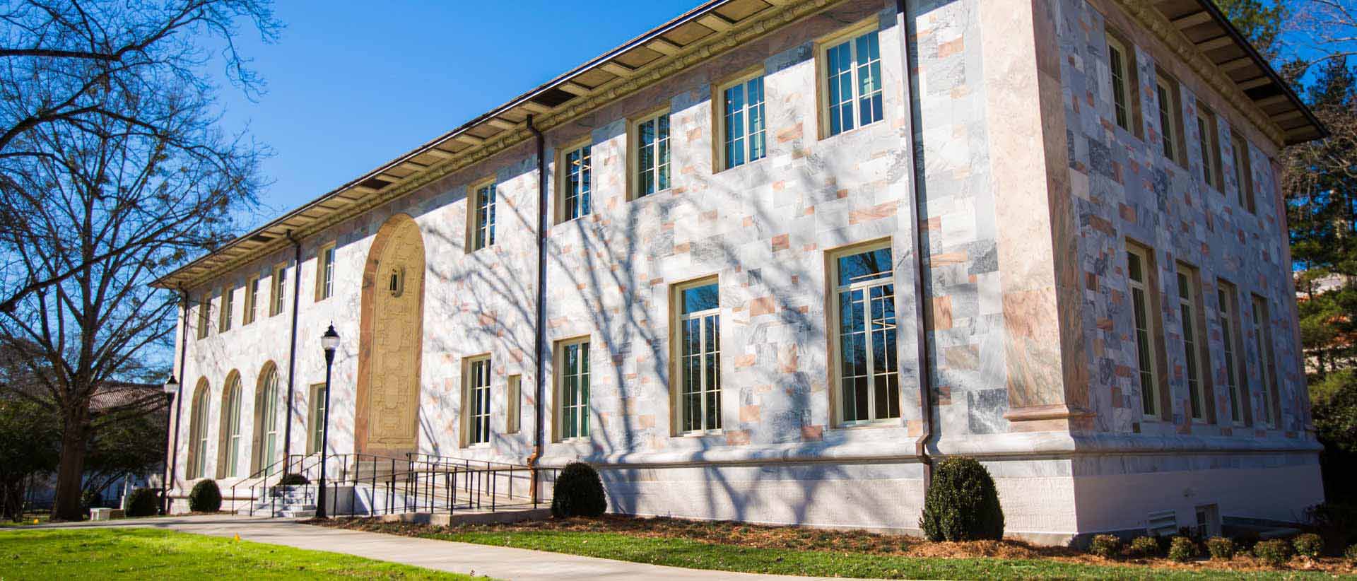 campus building on quad