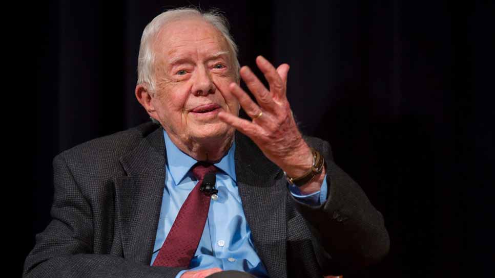 former president jimmy carter speaking