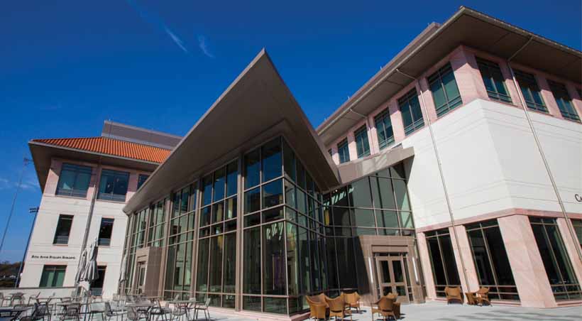 exterior view of candler school of theology