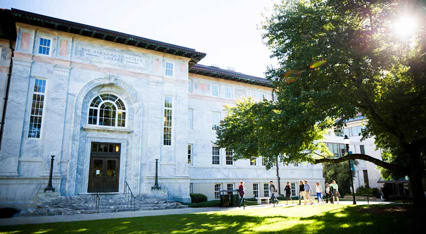 image of convocation hall from across the quad