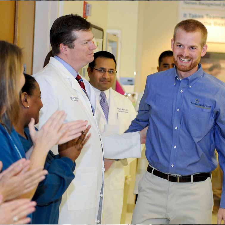 cured ebola patient leaving emory hospital