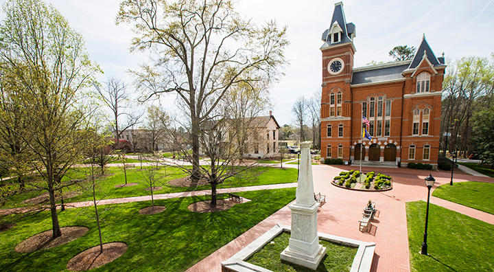 oxford college quad featuring Seney Hall