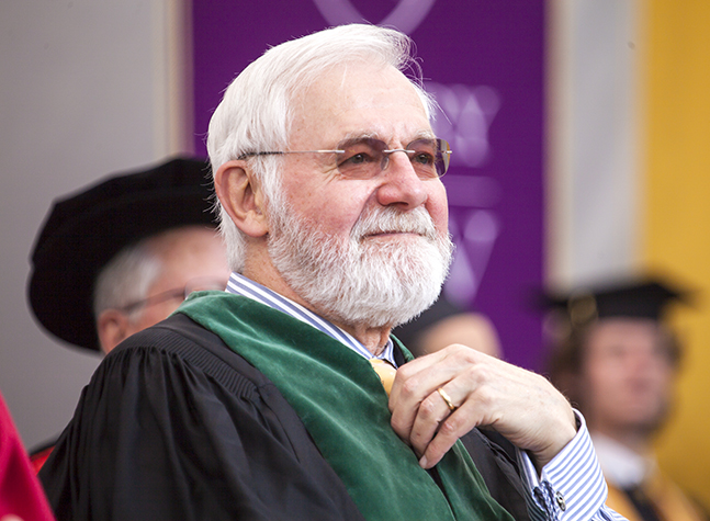 William Voege at Emory Commencement in 2016