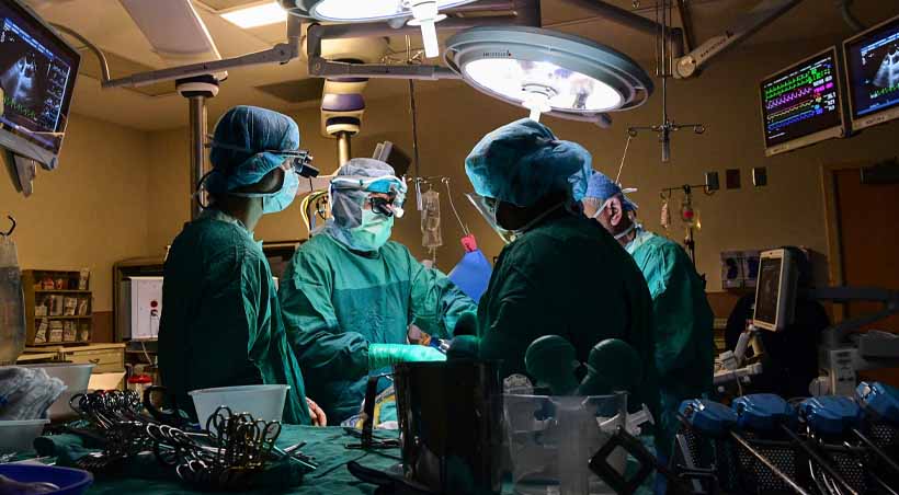 surgeons in surgery
