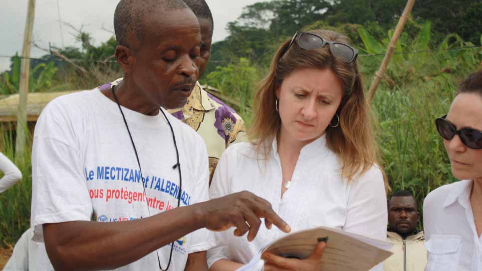 Emory faculty working with local public health authorities in French-speaking nation